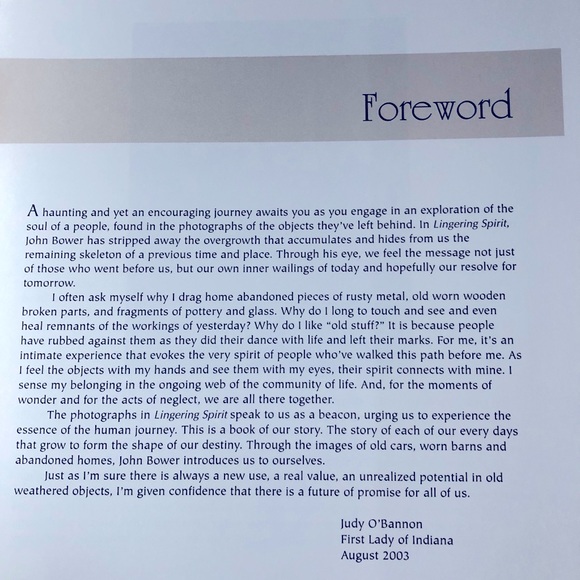 LINGERING SPIRIT Indiana’s Forgotten Places NEW Coffe Table Book - Picture 4 of 15